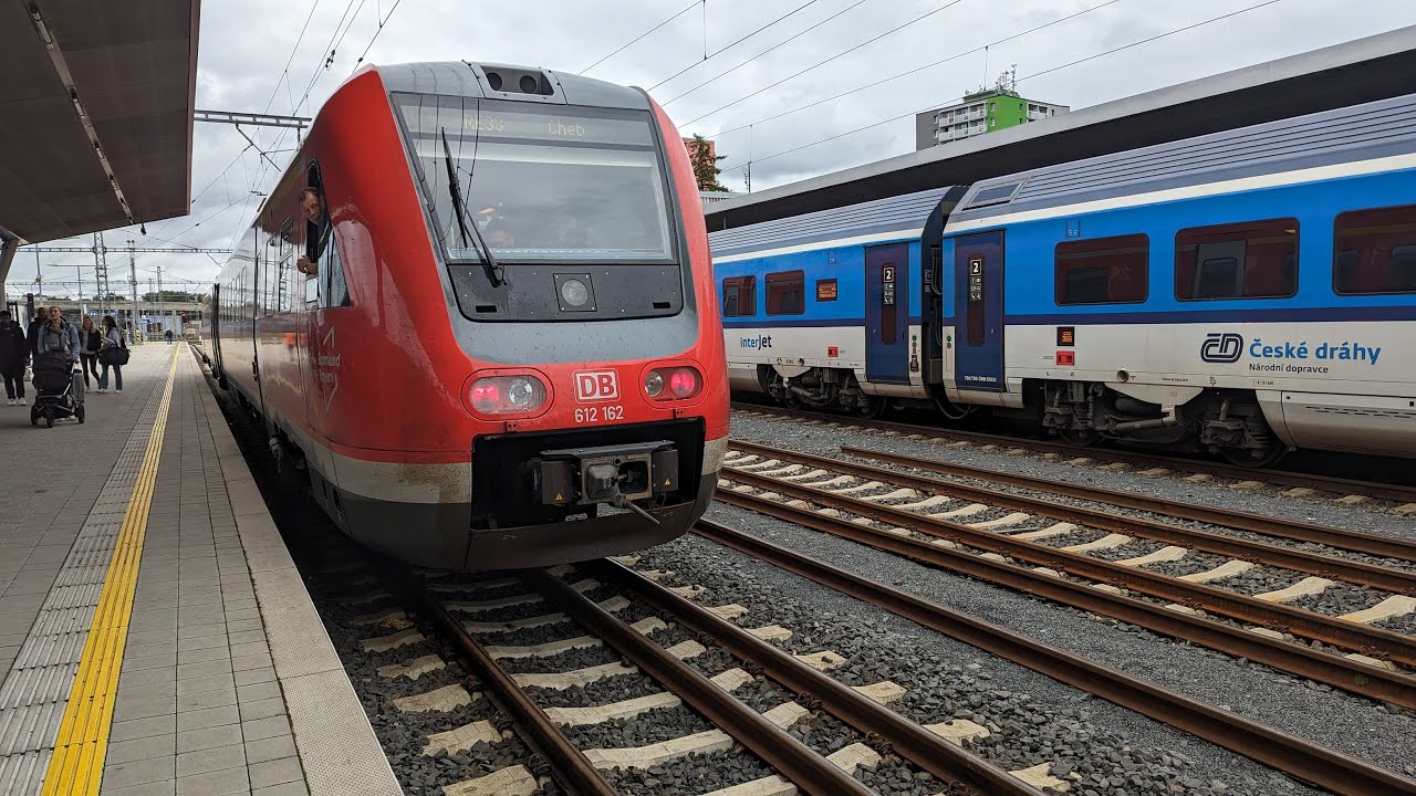 DB Regio Bayern RE 33 Nürnberg Hauptbahnhof - Cheb BR 612