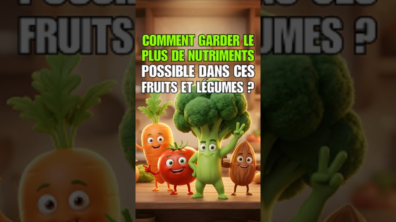 Comment garder le plus de nutriments possible dans ces fruits et l&eacute;gumes ?&nbsp;#nutrition  #antioxydants