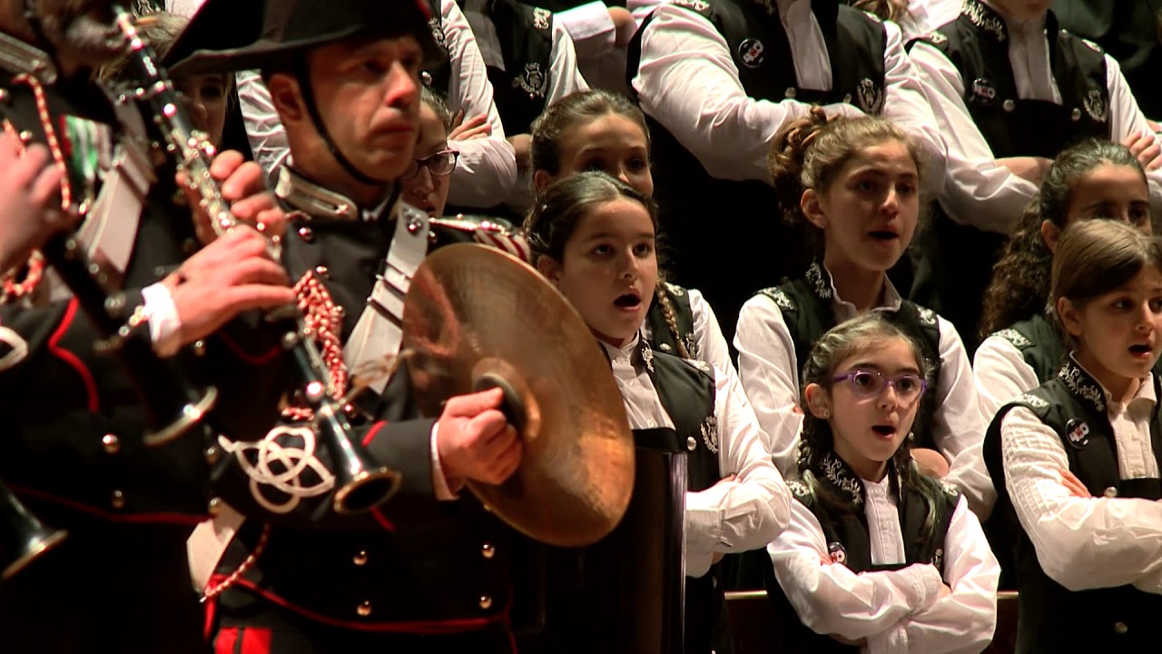 Inno d'Italia: Voci Bianche Conservatorio Palermo e Fanfara Carabinieri Sicilia, dir. Paolo Sena
