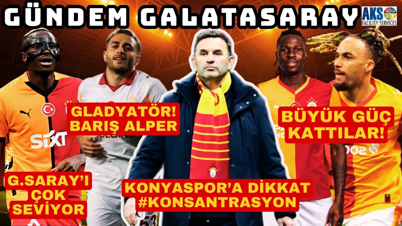 GALATASARAY ARTIK ÇOK DAHA GÜÇLÜ | OSIMHEN, SINGO, BARIŞ ALPER, NOA LANG VE BOEY | RAKİP KONYASPOR