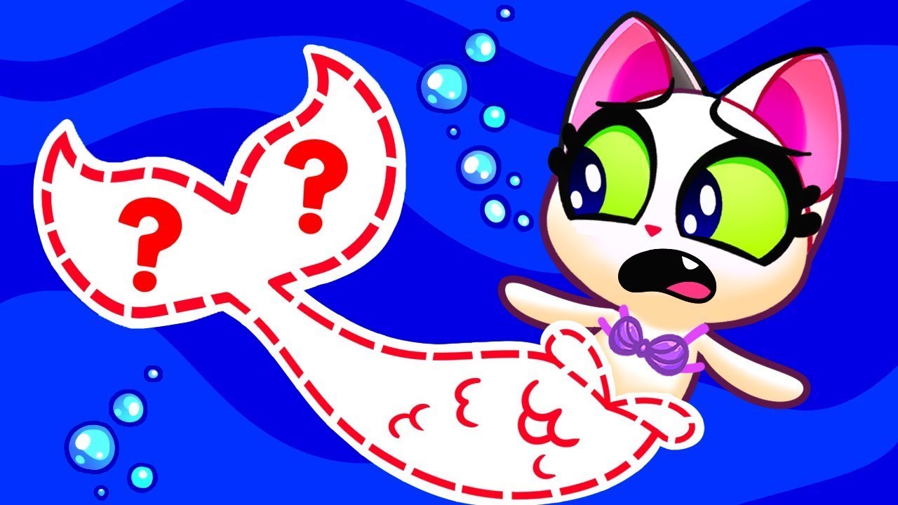 Playtime Dress-Up with Mermaid | Lost Mermaid Tail | Stories for Kids | Purr-Purr Tails