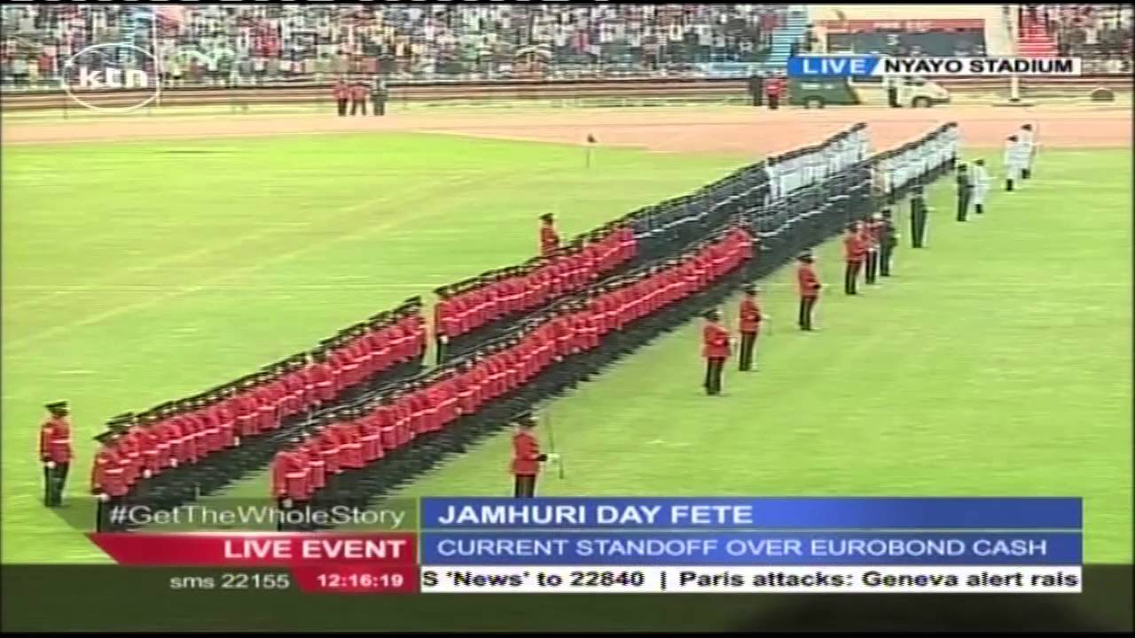 Blunder after Parade Commander drops sword during Jamhuri Celebrations