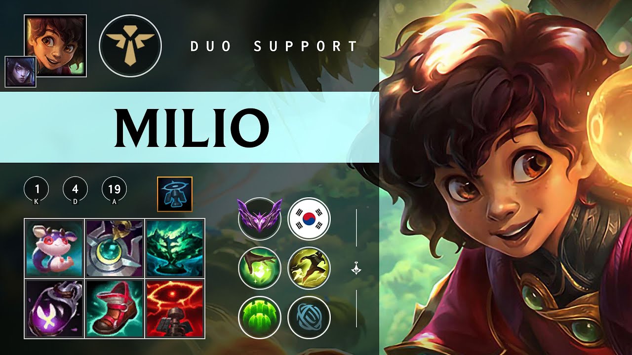 Milio Support vs Bard - KR Master Patch 26.01