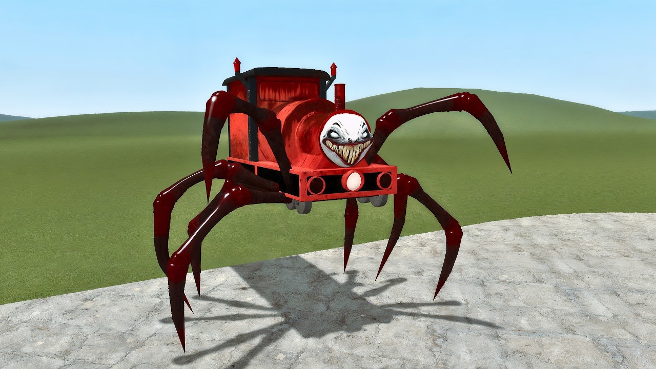 Building A Choo-Choo Charles VS Cursed Monster Train In Garry's Mod!