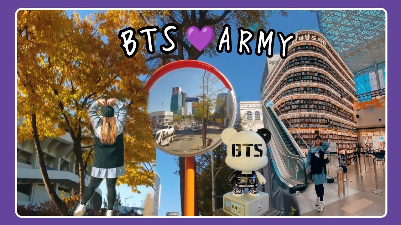[MY ARMY-LOG] Mini BTS TOUR | Yoojung Sikdang, Old BTS and Bighit Bldg + more | jovlogs