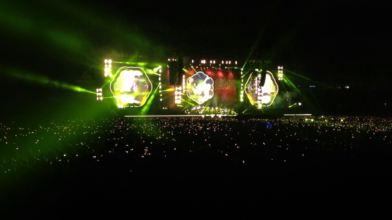 Coldplay 2017 live in seoul, Korea, 170416①