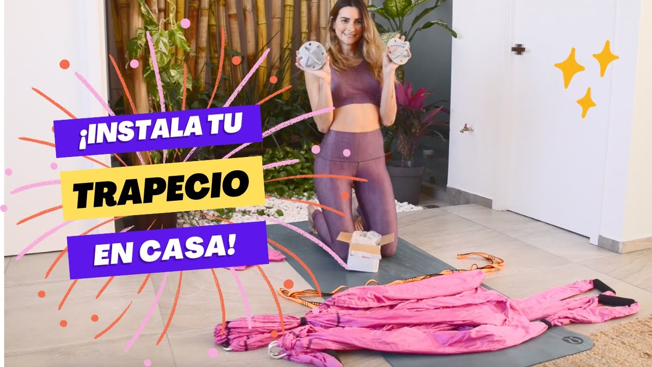 Monta tu trapecio en casa. #aeroyoga