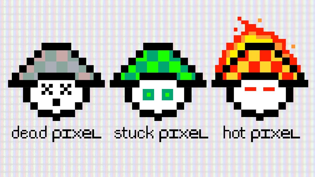 Dead pixel, hot pixel e stuck pixel. O que são essas coisas?