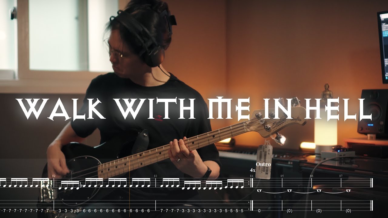 Lamb of God - Walk with Me In Hell | Bass Cover with Play-Along Tab