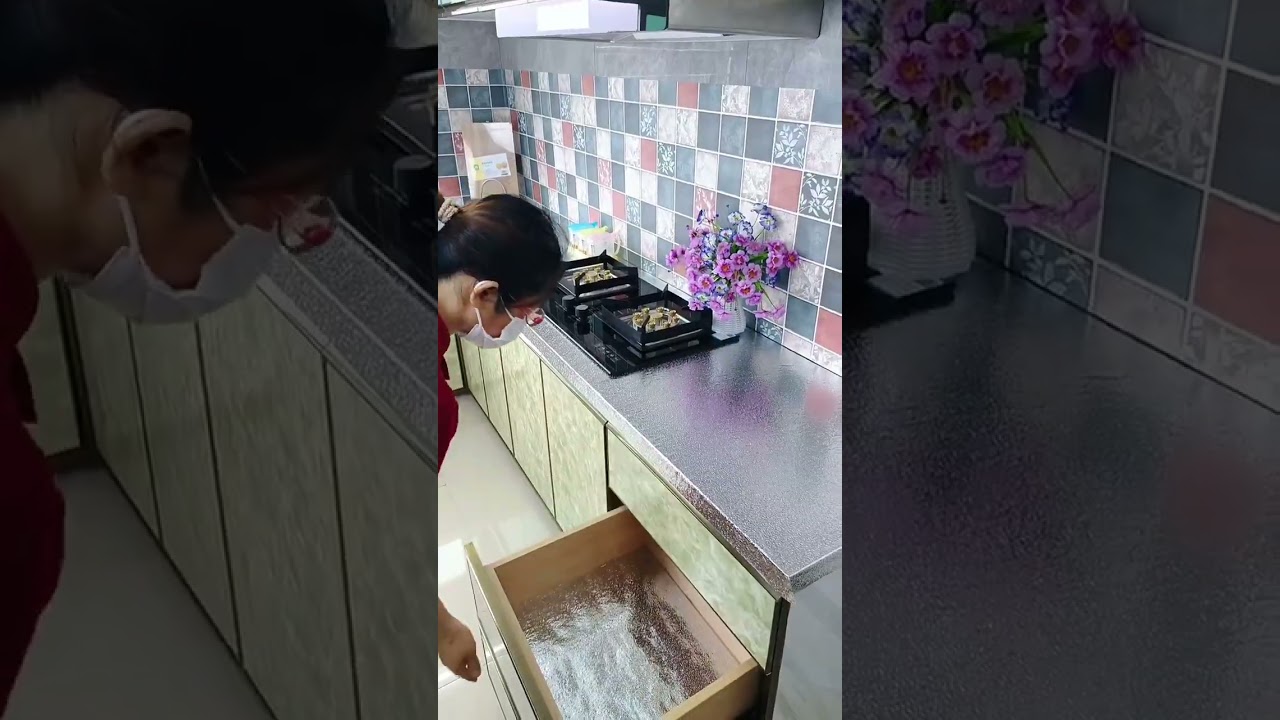 Oil-proof stickers #aluminum foil stickers #kitchen stickers #waterproof and oil-proof #kitchen