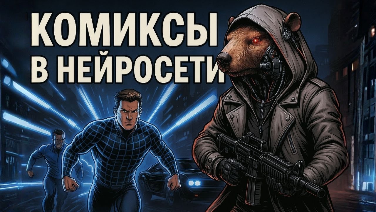 КОМИКС В НЕЙРОСЕТИ ШЕДЕВРУМ