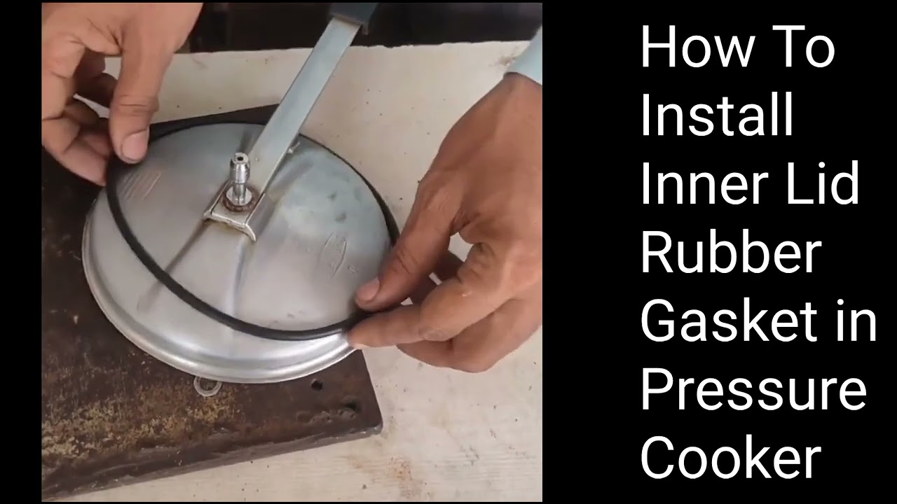 How To Install Inner Lid Rubber Gasket in Pressure Cooker. रबड़ लगाने का सही तरीका !