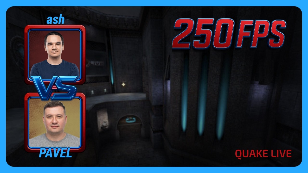 ash vs pavel | 250FPS Quake Season 4 | BO3 | Quake Live