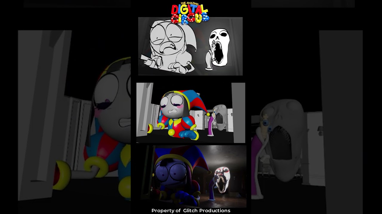 The Amazing Digital Circus - Episode 3 SPOOoooky Behind The Scenees #shorts