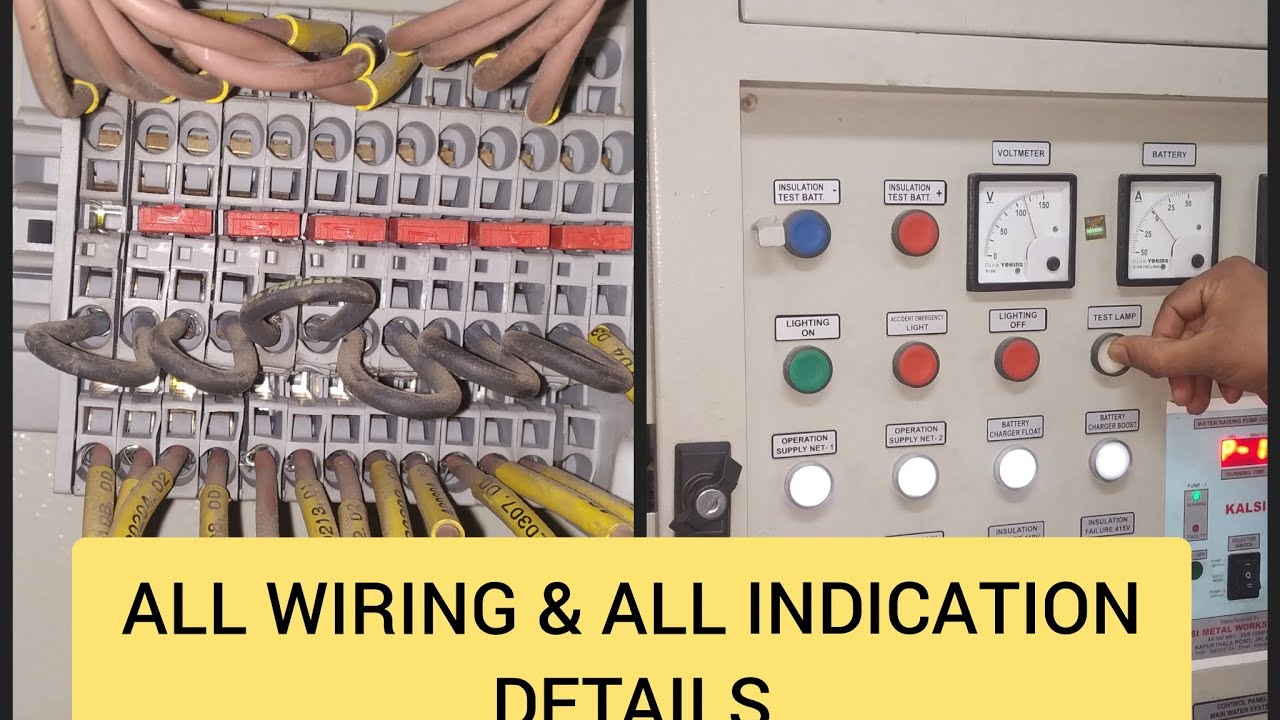 SBC PANNEL ALL INDICATION CONNECTION DETAILS