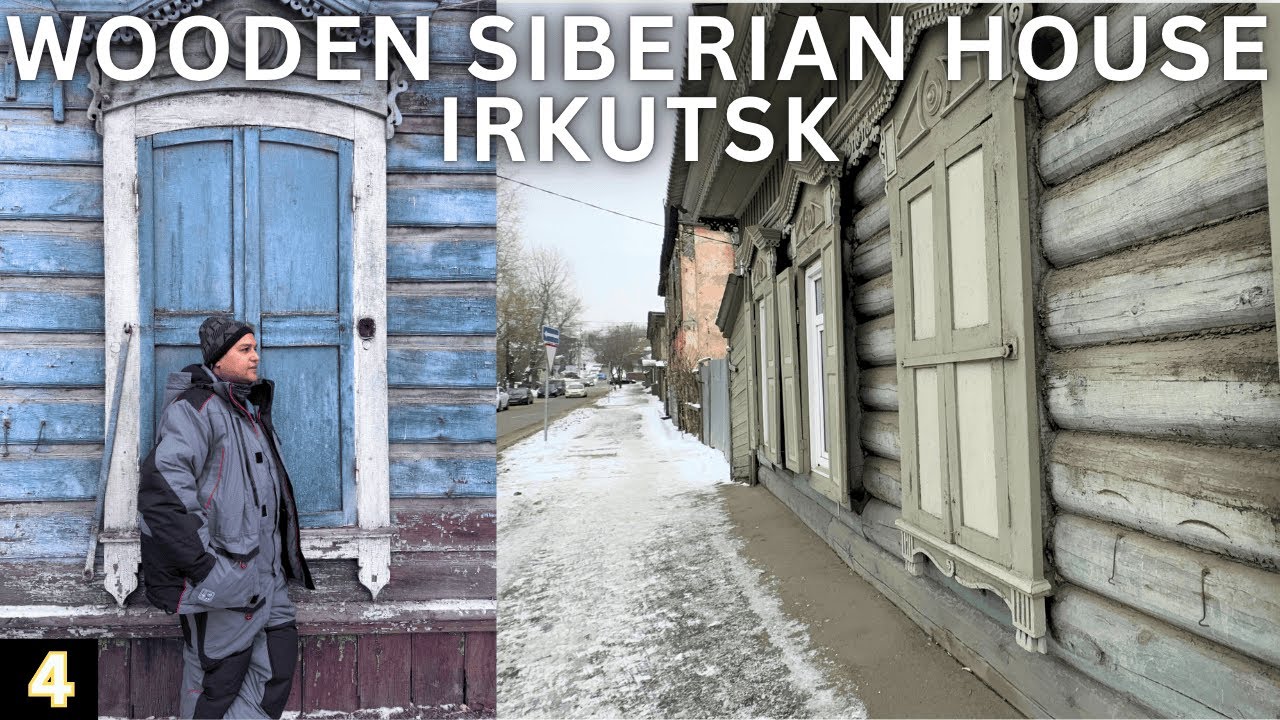 Hundreds of years-old Wooden Houses and stories behind them in SIBERIA, साइबेरिया Irkutsk |RUSSIA 🇷🇺