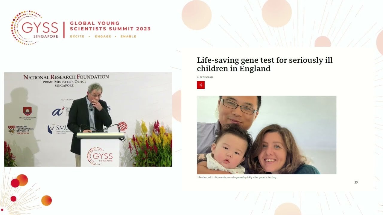 Sir David Klenerman at GYSS 2023 – Next Generation DNA Sequencing
