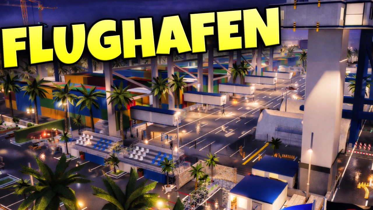 FLUGHAFEN, INSEL und EURE KRASSESTEN GEB&Auml;UDE in NOTRUF HAMBURG | ROBLOX Deutsch
