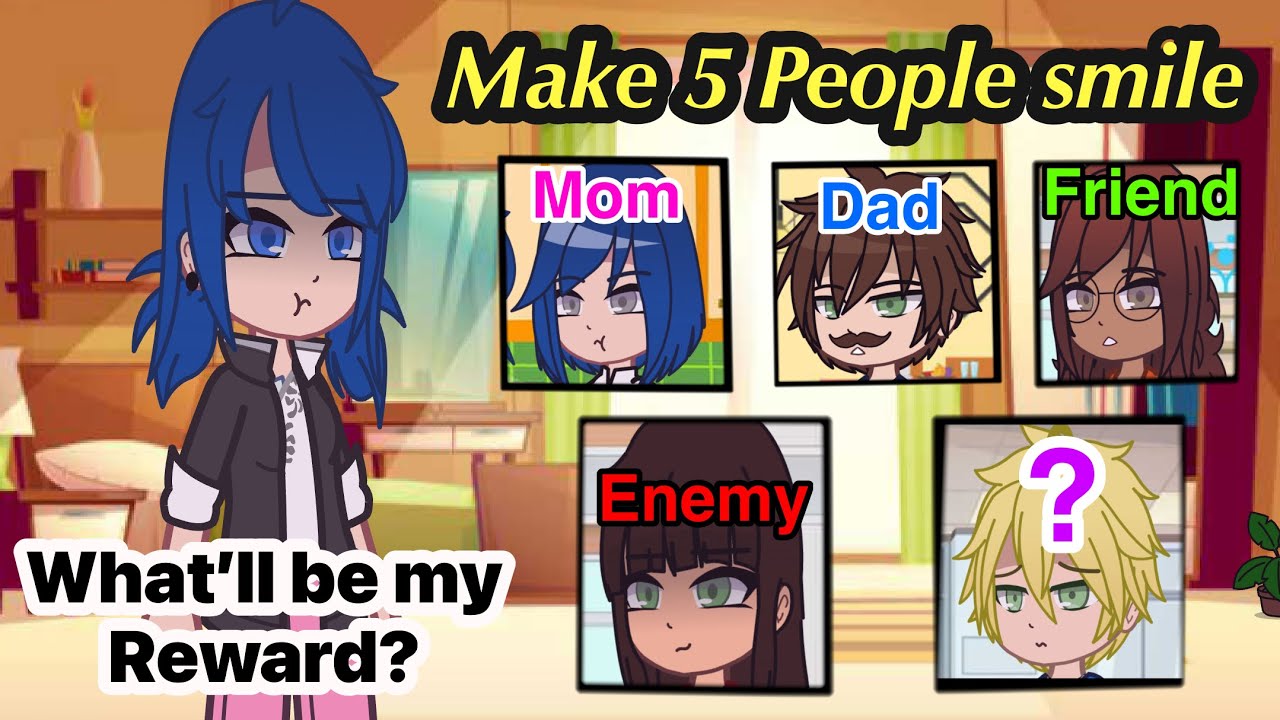 😊❤️ Smiling Game?! 🙂💕// Meme //Old Trend// [MLB]🐞 🐈‍⬛/Gacha/ AU
