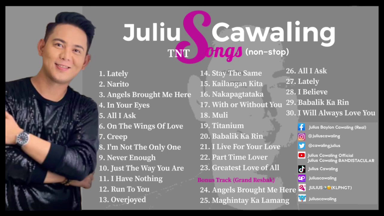 Julius Cawaling TNT Playlist.