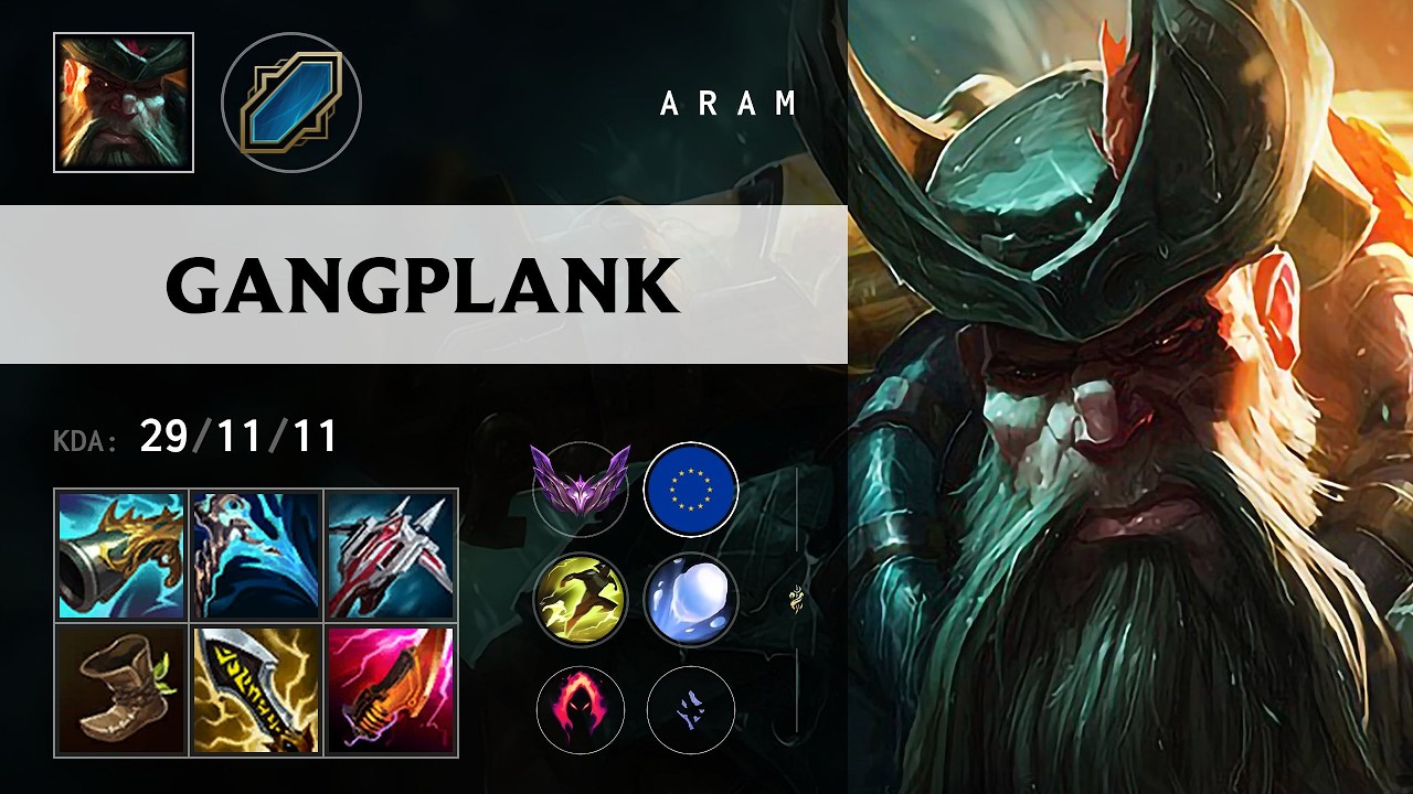 Gangplank ARAM - EUNE Master Patch 26.13