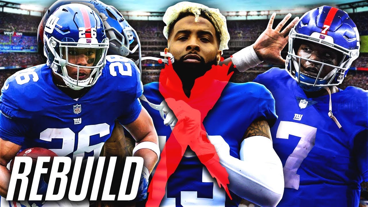 REBUILDING THE *Odell Beckham Jr-Less* NEW YORK GIANTS! Madden 19