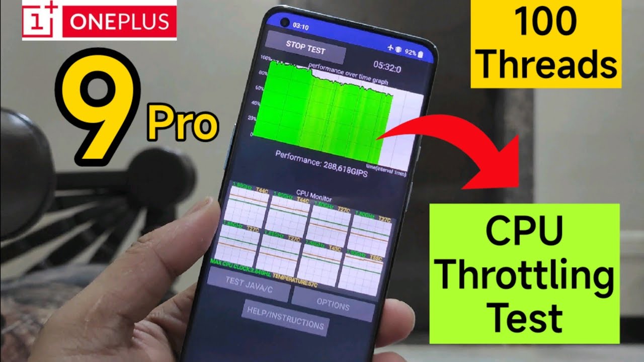 Oneplus 9 Pro CPU Throttling Test Snapdragon 888 🔥🔥🔥