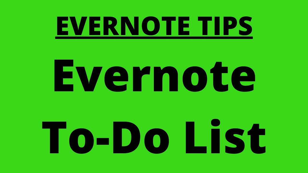 Evernote Tips: How To Create A To Do List in Evernote (Ninja Secret) (Plus A Surprise)