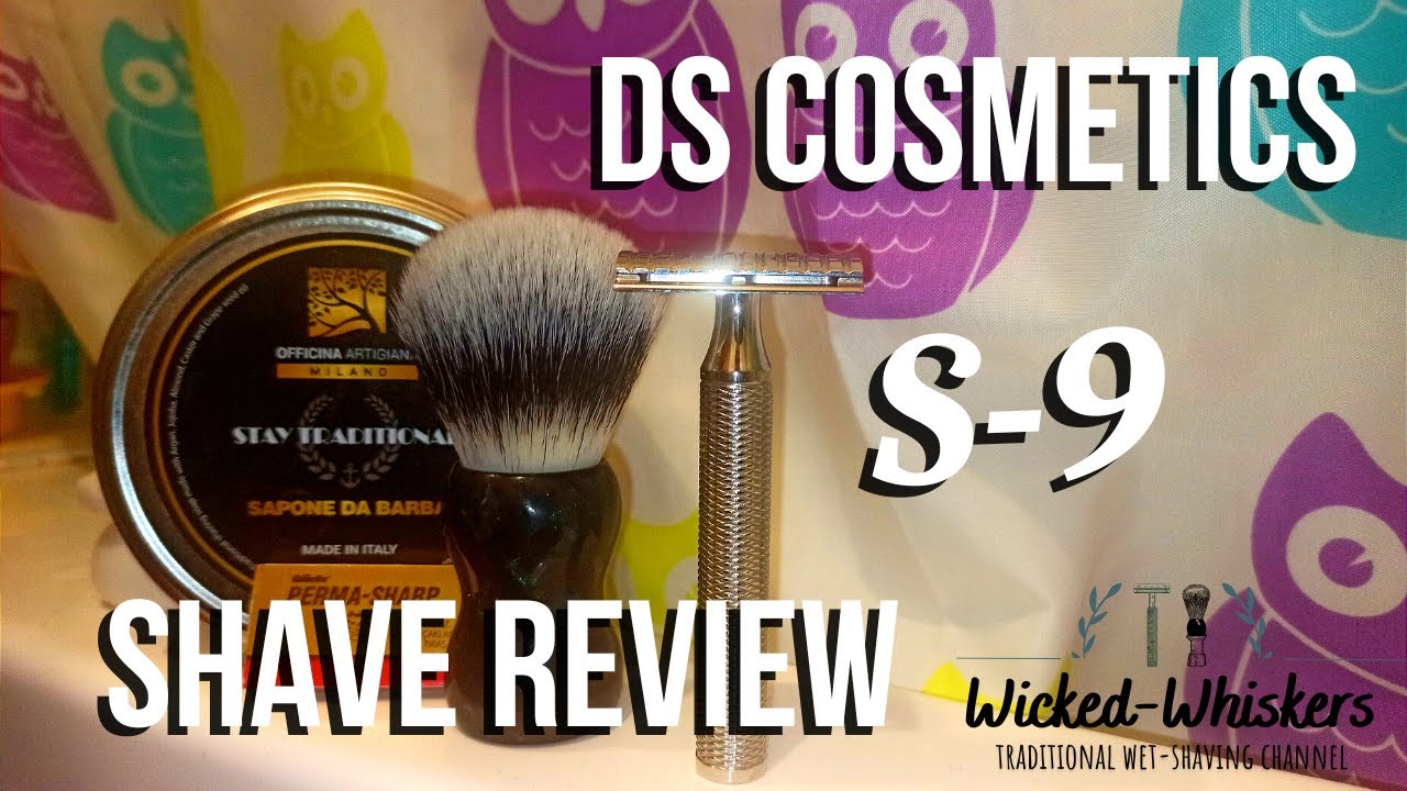 DS Cosmetics S9 Safety Razor - 316 Stainless steel, Shave & Review
