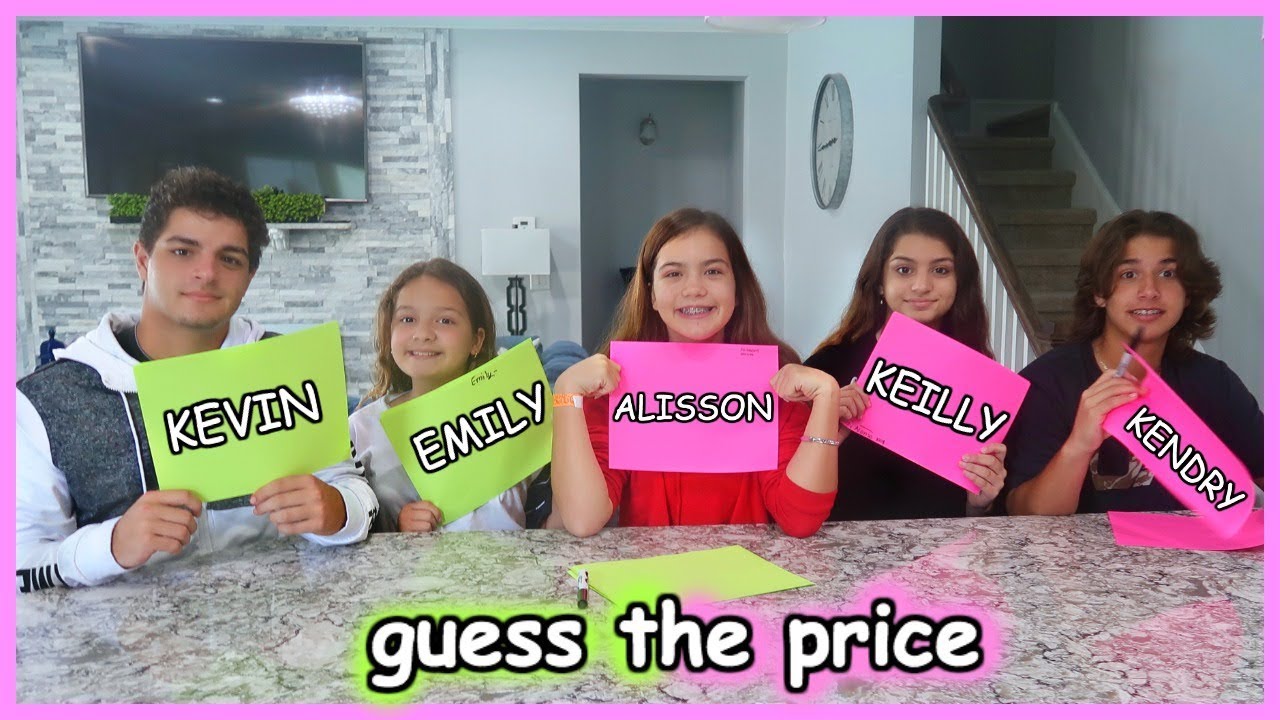 GUESS HOW MUCH THIS COSTS AND WIN $100.00 | SISTER FOREVER & THE K FAMILY