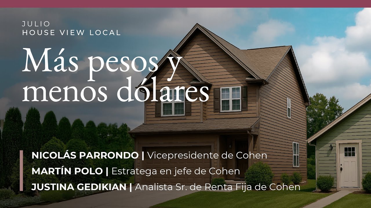 Más pesos y menos dólares