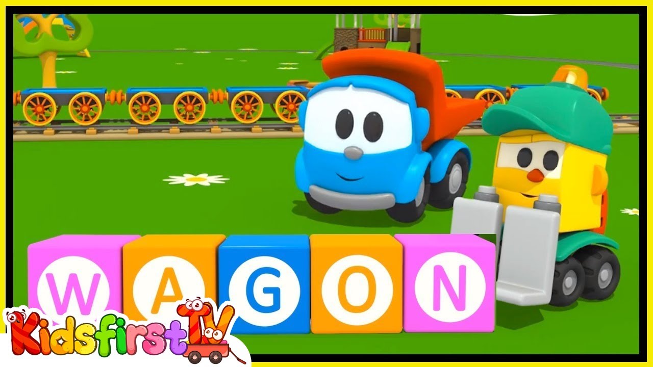 Leo the truck - Learn letters for kids. Baby cartoon.