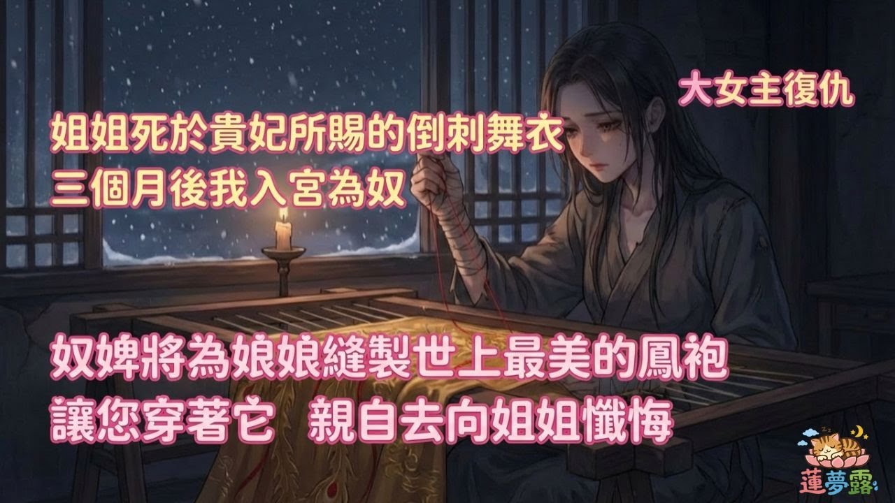 姐姐慘死，她黑化入宮，用一件「鳳袍」親手送貴妃上路#復仇 #爽文 #逆襲 #大女主 #古風 #宮鬥 #虐渣 #懸疑 #腹黑 #姐妹