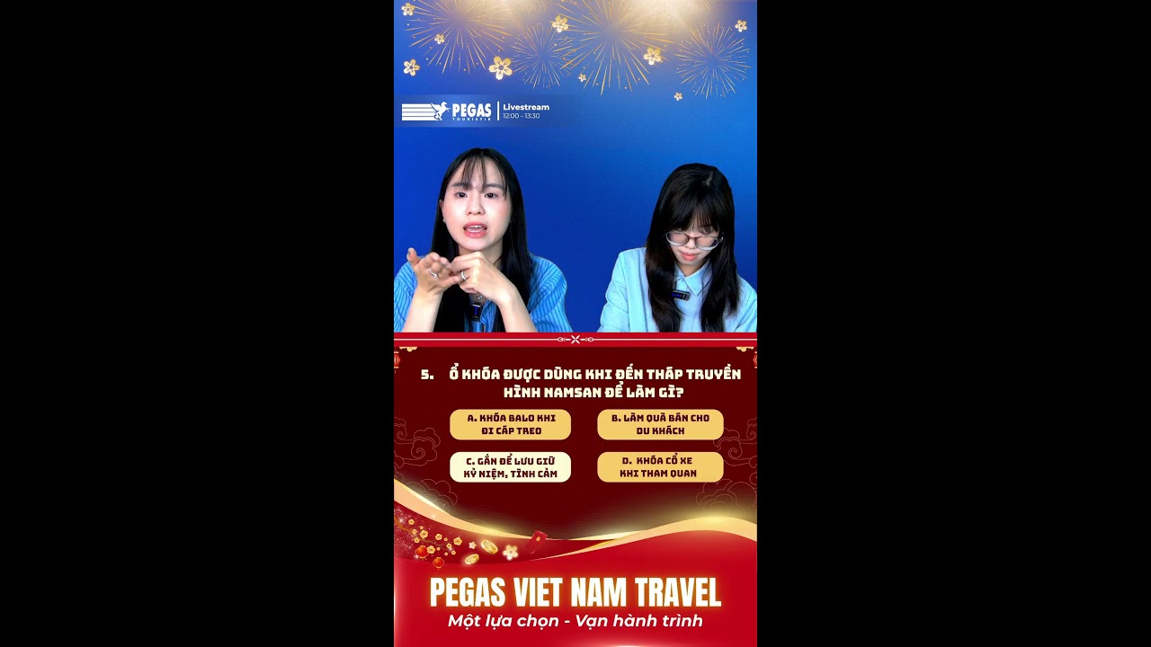 Livestream 13/1/2026 - Du Xuân Bính Ngọ, Chốt tour hời cùng Pegas