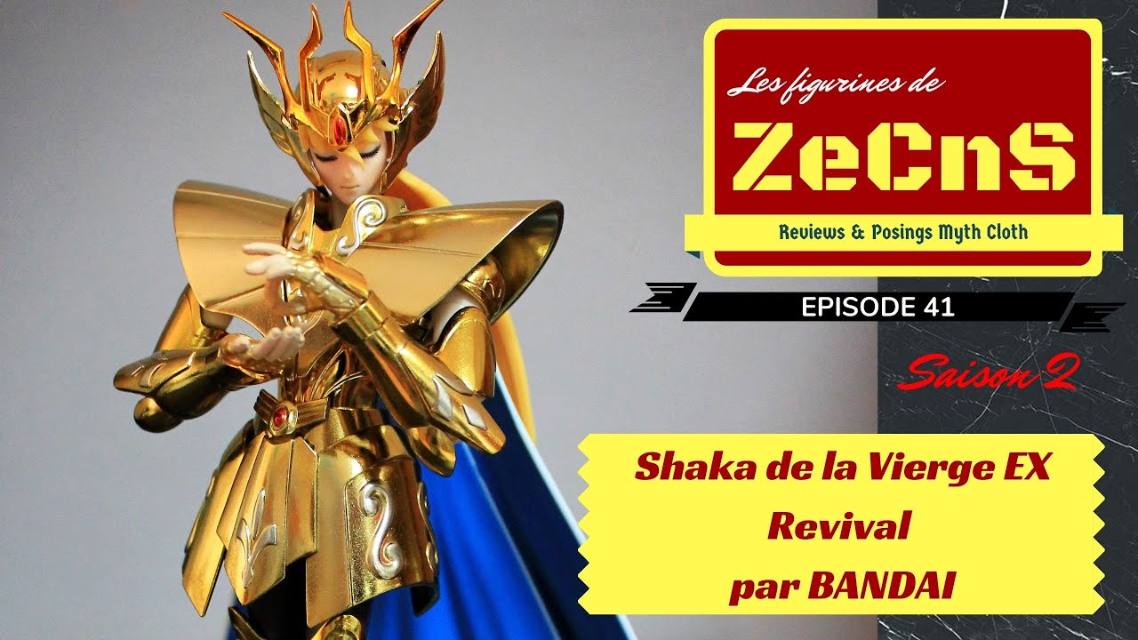Saint Seiya Myth Cloth - Les Figurines de ZeCnS - Shaka de la Vierge EX Revival Bandai Review