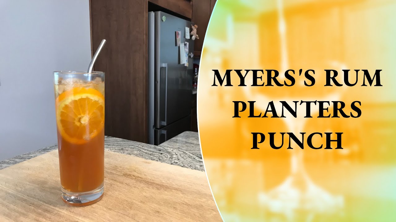 How to Make Myers's Rum Planters Punch - Rum Cocktail - Cocktail at Home