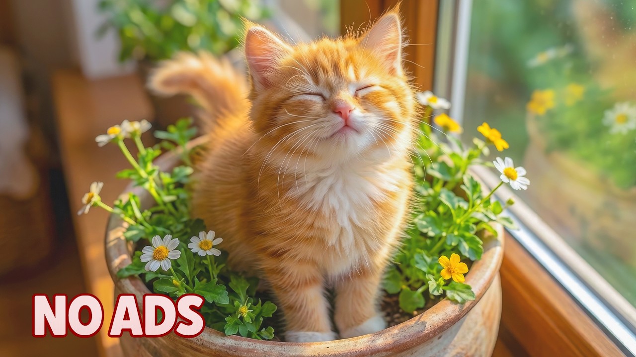 Gentle Cat Sleep Music 💤 Music for Sleeping Cats with Anxiety 🐾 Deep Sleep & Comfort 🌙