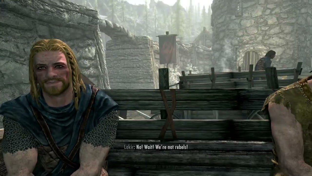 PLAYING SKYRIM