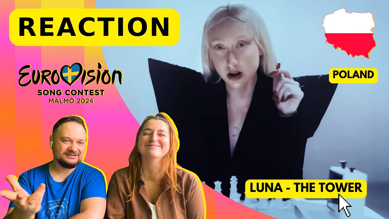 🔊 Реакція на LUNA - 'The Tower' - Poland 🇵🇱 | Eurovision 2024