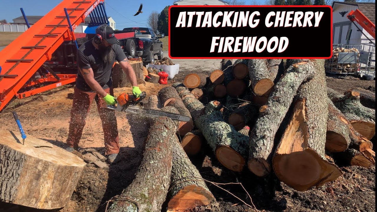 CHERRY FIREWOOD LOGS SLAYED - #196