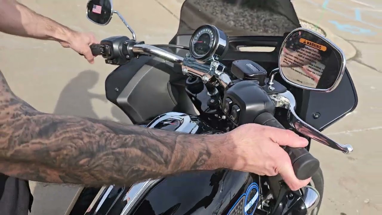 2026 Harley-Davidson FXLR Low Rider ST Black and Chrome 