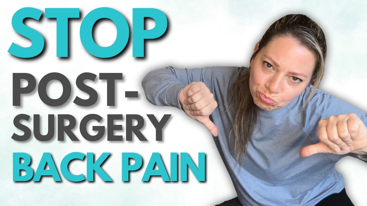 How to Fix Back Pain After Hysterectomy (3 Simple Exercises)