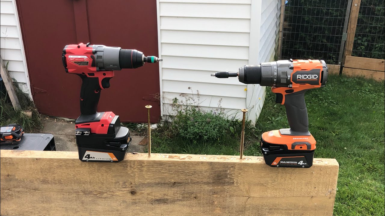 New Ridgid brushless hammer drill beat Milwaukee gen 3 2803 🤯