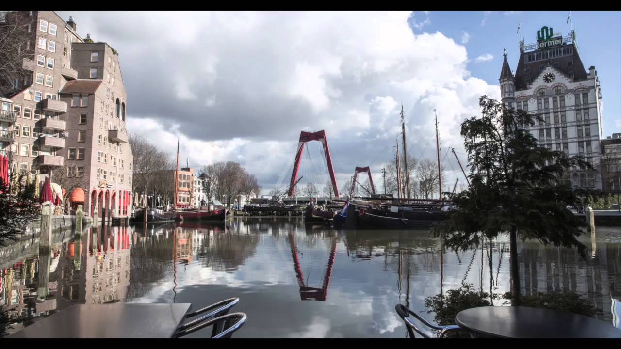 Rotterdam Timelapse Markthal, station blaak en oude haven