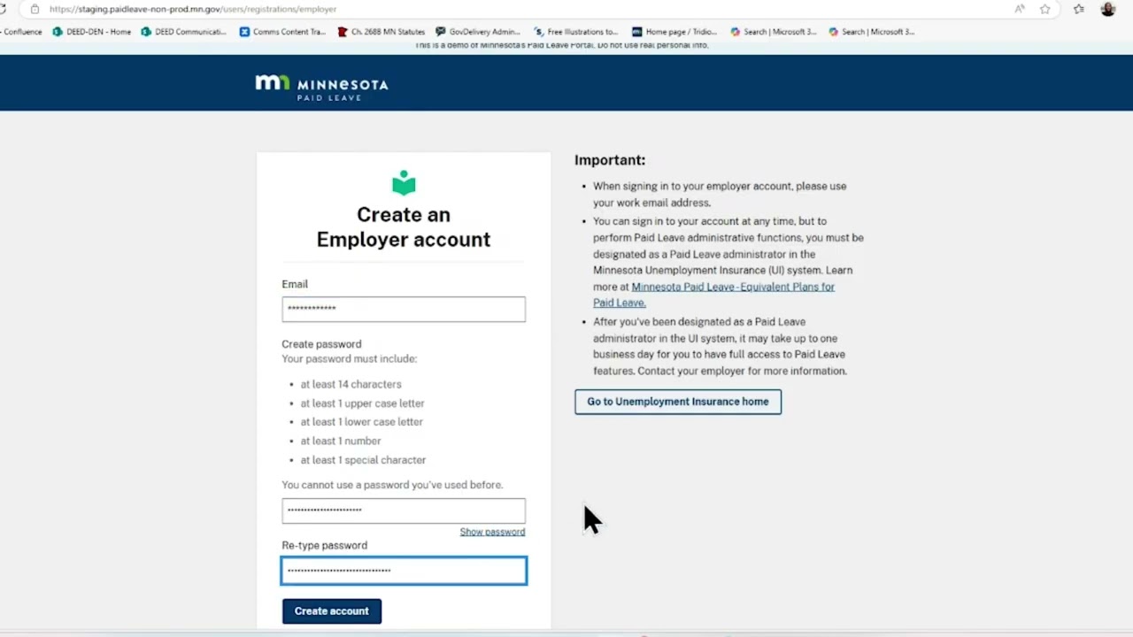 Set up your Paid Leave Administrator Account