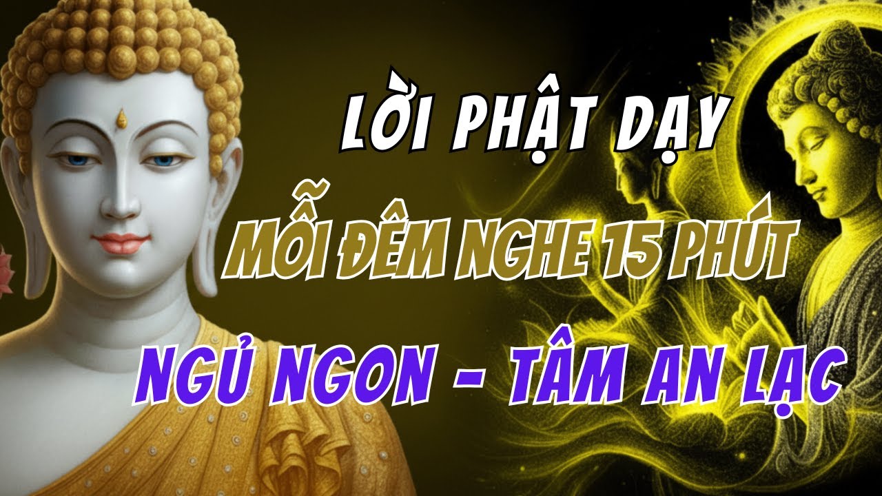 Nghe theo lời Phật dạy - Mỗi ngày nghe 15 phút, ngủ ngon và tâm an lạc.