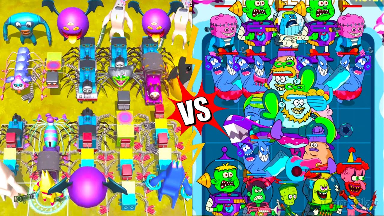 Ban Ban Fight Horror Garten Vs Merge Master Monster Battle ⭐ Merge Simulator Battles
