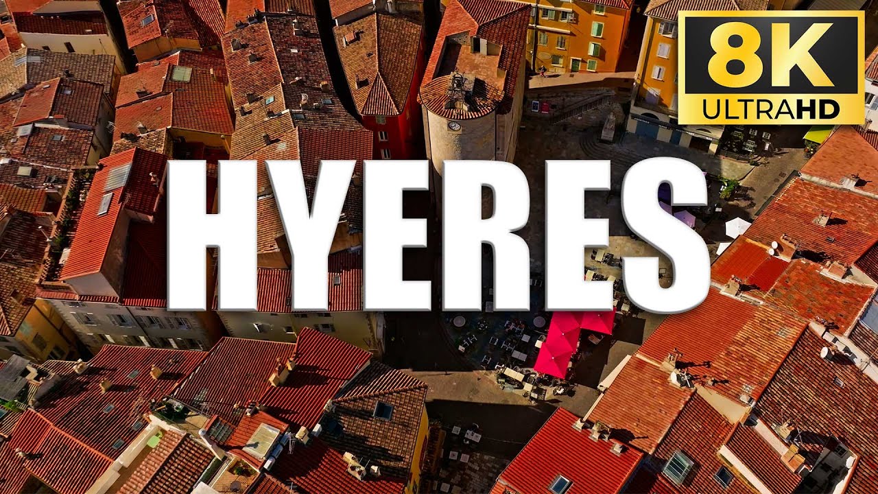 Hyères, France 🇫🇷 | Inside Of A French Port City | Walking Tour | Ultra HD 8K
