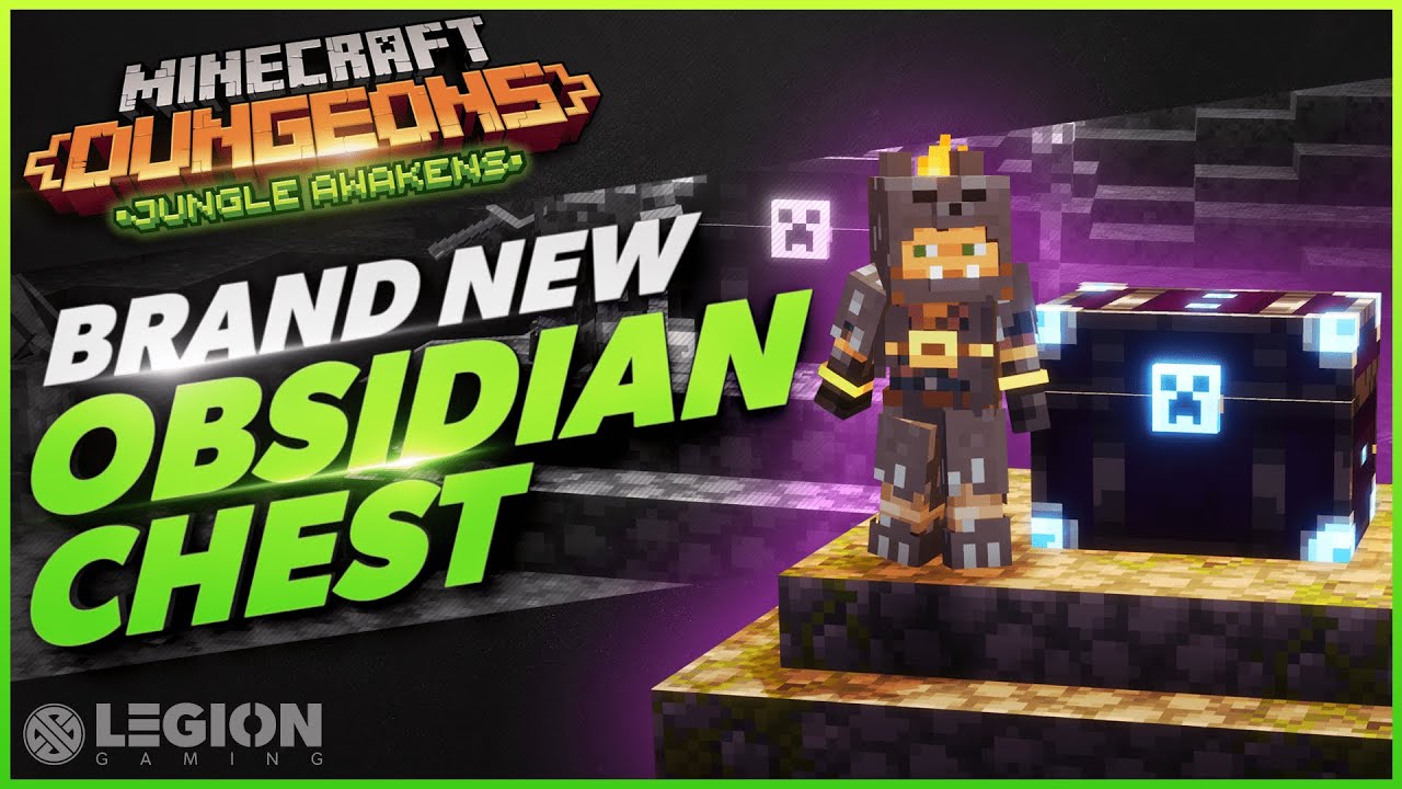 NEW Obsidian Chest Farm | Minecraft Dungeons Jungle Awakens DLC