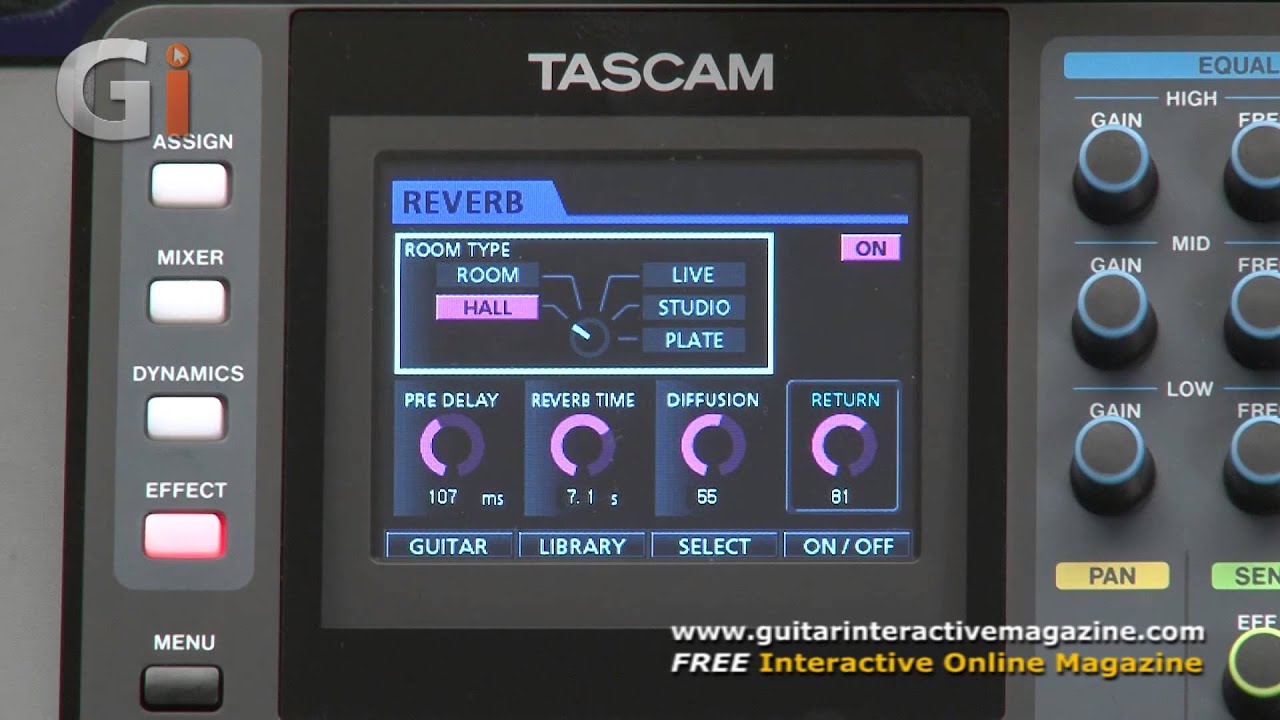 Tascam Digital Portastudio DP-24 Review | Guitar Interactive Magazine Issue 28 | Andi Picker